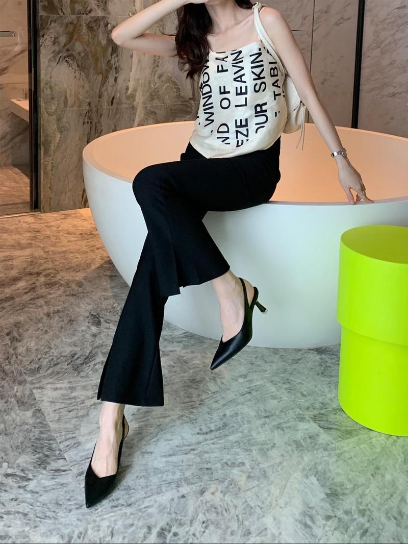 Product Introduction of Women's Solid Color Heels, Elegant Pointed Toe High Heels for Party, Daily Clothing Decor, Shoes for Women, Footwear 3