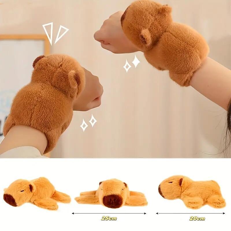 Product Introduction of inch Capybara Plush Doll - Adorable Snap Ring Design, Soft Cuddly Toys for Boys Girls Age 2 3 4 5 6 7 8 Years Old Christmas Birthday Present 17