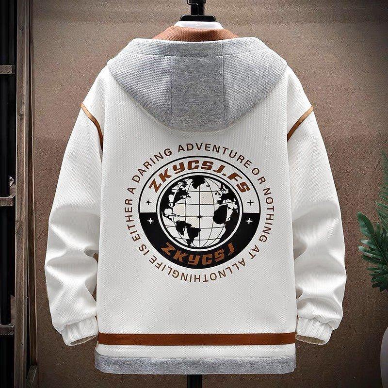 Product Introduction of Áo khoác nỉ hoodie bomber nam nữ form rộng kiểu dáng bóng chày hình in TĐ Menswear Jacket Thun Đen 16