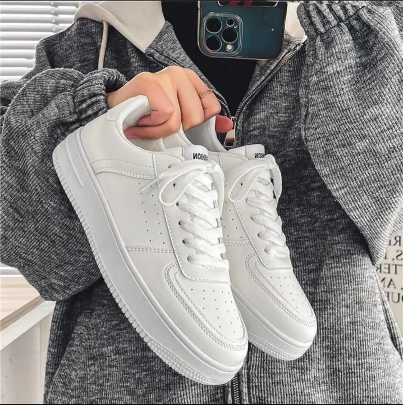 Product Introduction of Giày thể thao giày cặp tăng chiều cao nam nữ (MQ1) khâu full đế đóng hộp cẩn chận Sneaker Shoes Đế Bằng af1 6