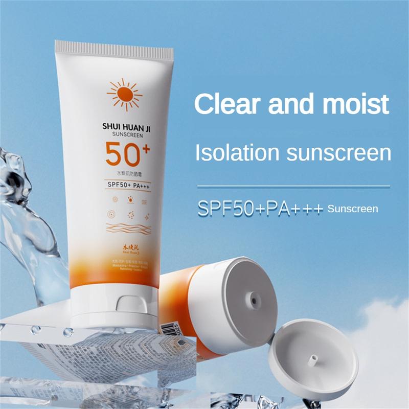Kem Chống Nắng Toàn Thân SHUIHUANJISPF50 Công Suất Cao Tươi Mới Không Nhờn Chống Tia Cực Tím Thích Hợp Sử Dụng Hàng Ngày kem chống nắng chữ asun kem chống nắng