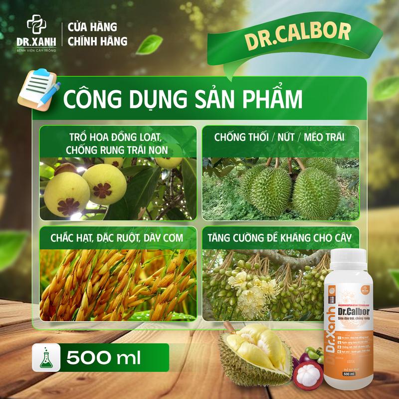 Phân bón siêu đậu trái, ra hoa đồng loạt Dr.CalBor - ngăn rụng trái non,chống nứt và méo trái - nhập khẩu Châu Âu 1