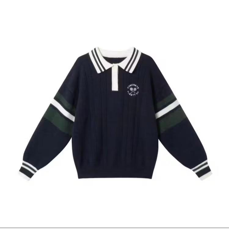Product Introduction of Áo len tay dài logo thể thao Slim Fit dành cho nữ Women Nhung 9