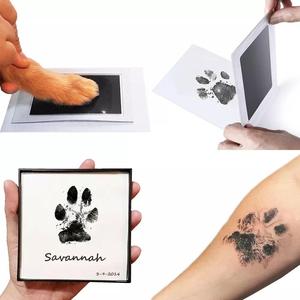 ペット足型キット 1個入り、ペット足型フレーム、ペットメモリアル用品、犬猫アクセサリー、バレンタインデーギフト