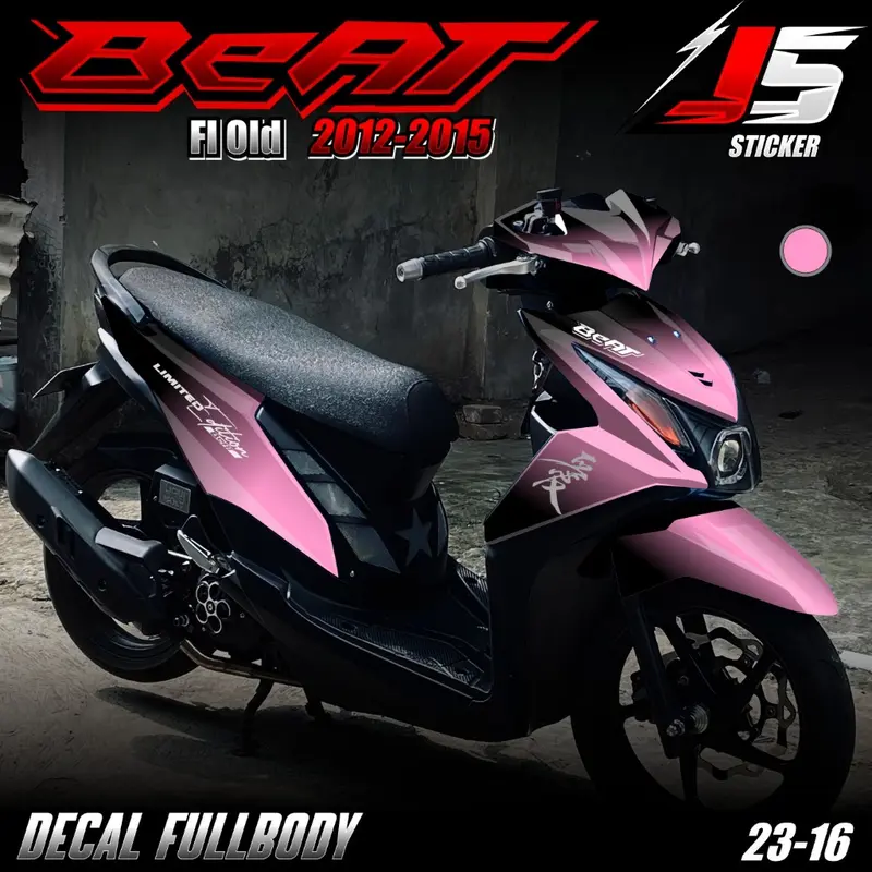 (COD) TERBARU Decal Sticker Honda Beat Fi Old Full body - Stiker Skottlet Variasi Beat Fi Lama 2012 2013 2014 2015 Fullbody Desain Mlotif Gradasi Warna Simple Minimalis 23.16 8