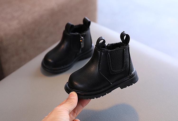 Product Introduction of Baby Boots Autumn Winter Infant Warm Fur Shoes Newborn First Walkers Baby Toddler Boy Girl PU Leather Ankle Boots Beige, Pink 15