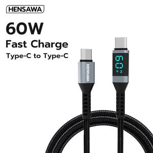 HENSAWA US3109 สายชาร์จเร็ว TypeC to TypeC Cable สายยาว 1.2 เมตร สาย Adapter PD 60W Fast Charge อแดปเตอร์ หัวแปลง ตัวแปลง Laptop Notebook