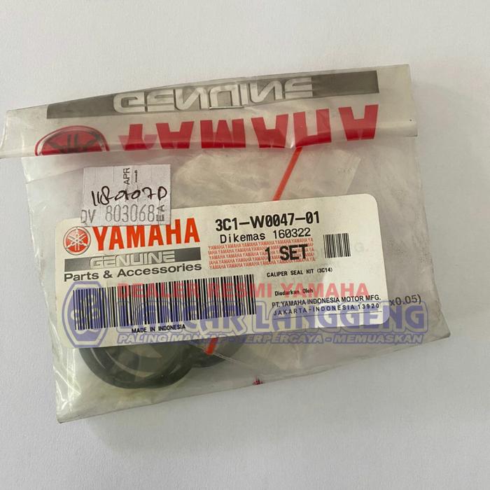 Gambar SEAL KALIPER KIT VIXION OLD ORIGINAL YAMAHA 3C1-W0047-01 dari Yamaha Lancar Langgeng Kab. Banjarnegara Tokopedia