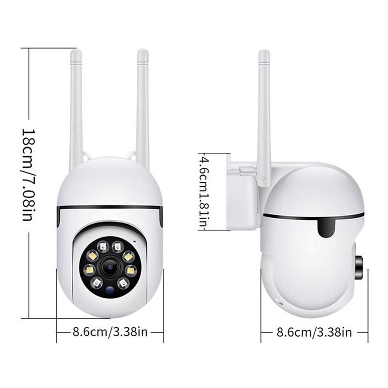 Camera Wi-Fi YI IOT treo tường xoay 360 độ, camera giám sát độ nét cao full HD, hồng ngoại ban đêm 6