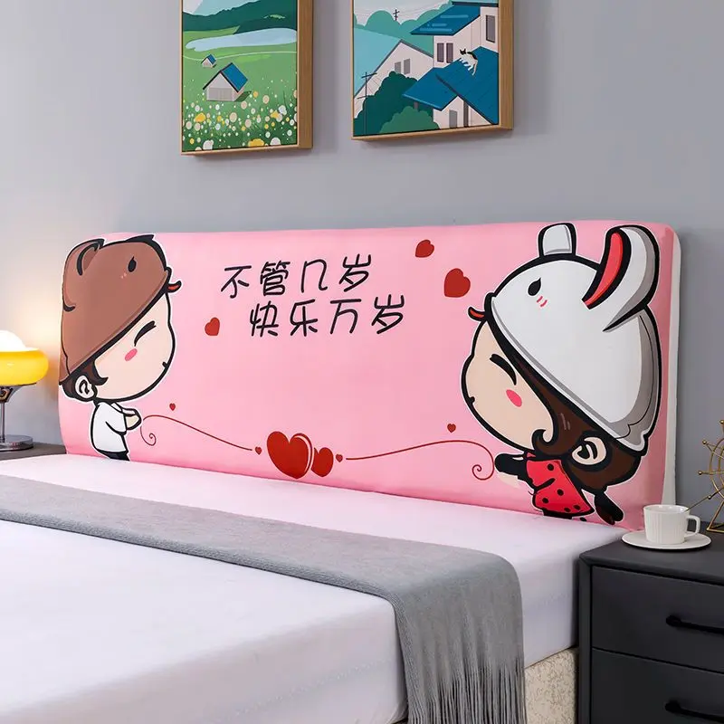 Bọc Đầu Giường, Chất Liệu Co Giãn Thiết Kế Hoạt Hình, Bọc Mềm, Bọc Đầu Giường Bao Gồm Tất Cả Mới Nhất, Chất Lượng Cao, Hình Dạng Đặc Biệt, Thông Dụng