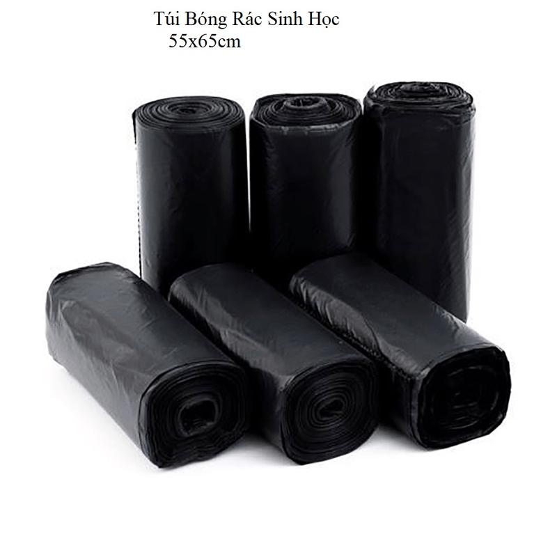 Túi đựng rác tự phân hủy đen không lõi size( 60x55cm) vừa thùng Sơn thủ ng thung  dung