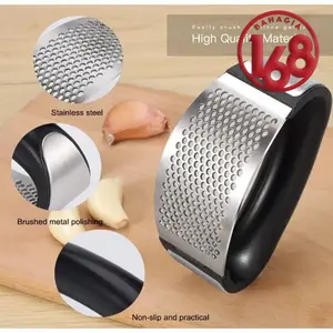 Alat Penghancur Bawang Stainless Steel Genggam Dapur Plastik