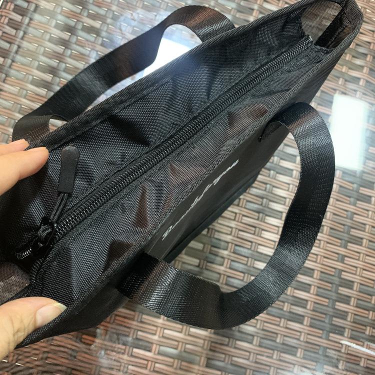 Product Introduction of New Korean Style Is Hollow out See through Mesh Portable Cosmetic Bag Large Capacity Wash Bag for Working Women's Handbag Mom 14