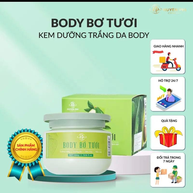 Kem Body Bơ Tươi - Tặng 1 sữa tắm Nước Hoa