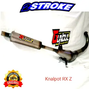 Knalpot racing RX Z suara garing tenaga maksimal pnp rxz Motor Kendaraan