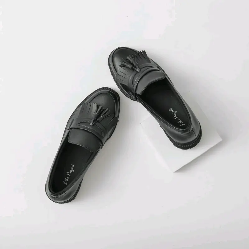 Sepatu Wanita Slip on Loafers Penny loafers "BIANCA SHOES"NBH FOOTWEAR Musim panas Round Toe Round Toe 5