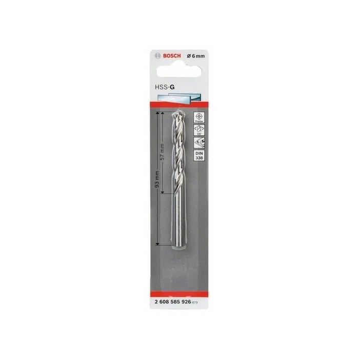 Gambar Bosch Mata Bor HSS-G 6 MM ( 1 Pcs/Pack ) dari Drill&Co Kota Administrasi Jakarta Barat Tokopedia