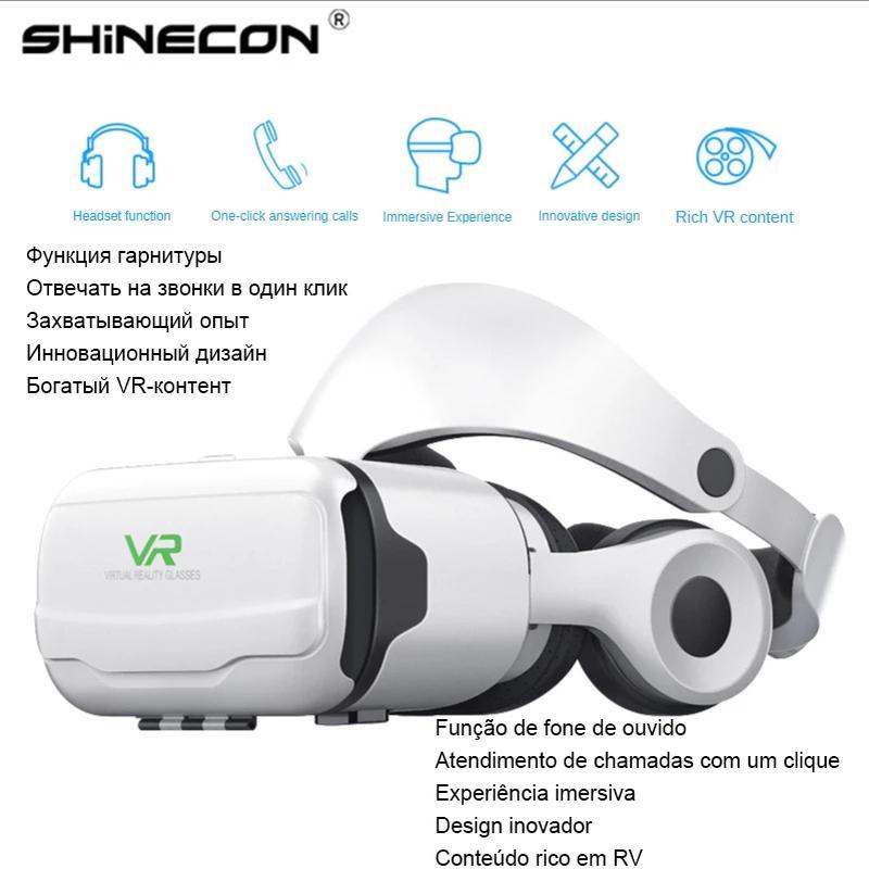 VR Glasses Virtual Reality 3D Headset Helmet For Android iPhone Smartphone Mobile Phone Game Wirth Real Goggles Devices Lenses - Image 4