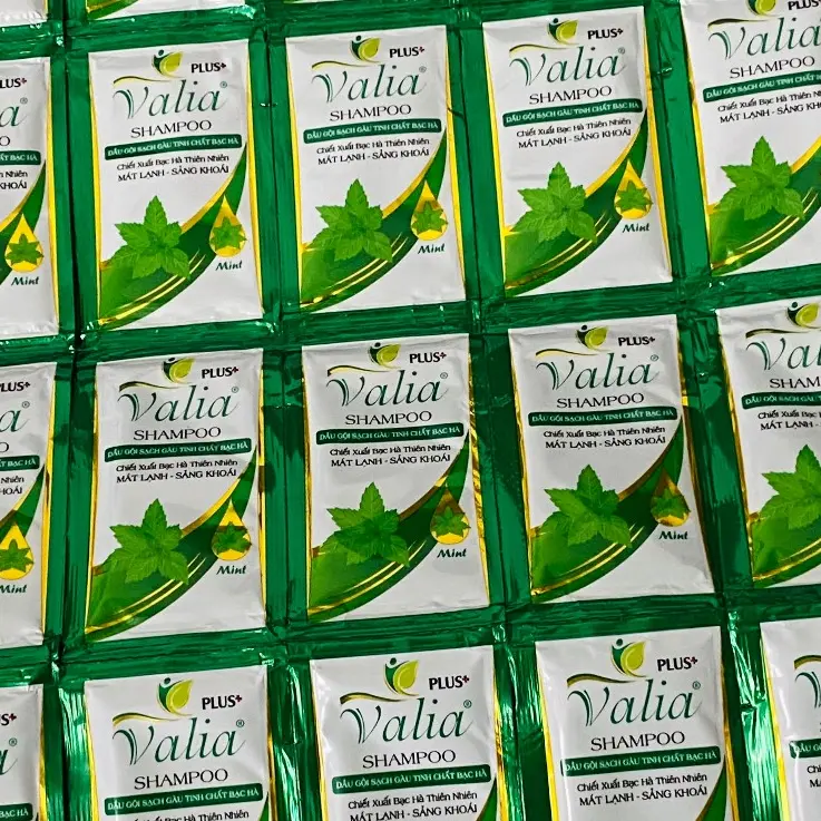 Dầu gội Valia giá siêu rẻ , dầu gội gói nhỏ chuyên dùng cho nhà nghỉ , khách sạn