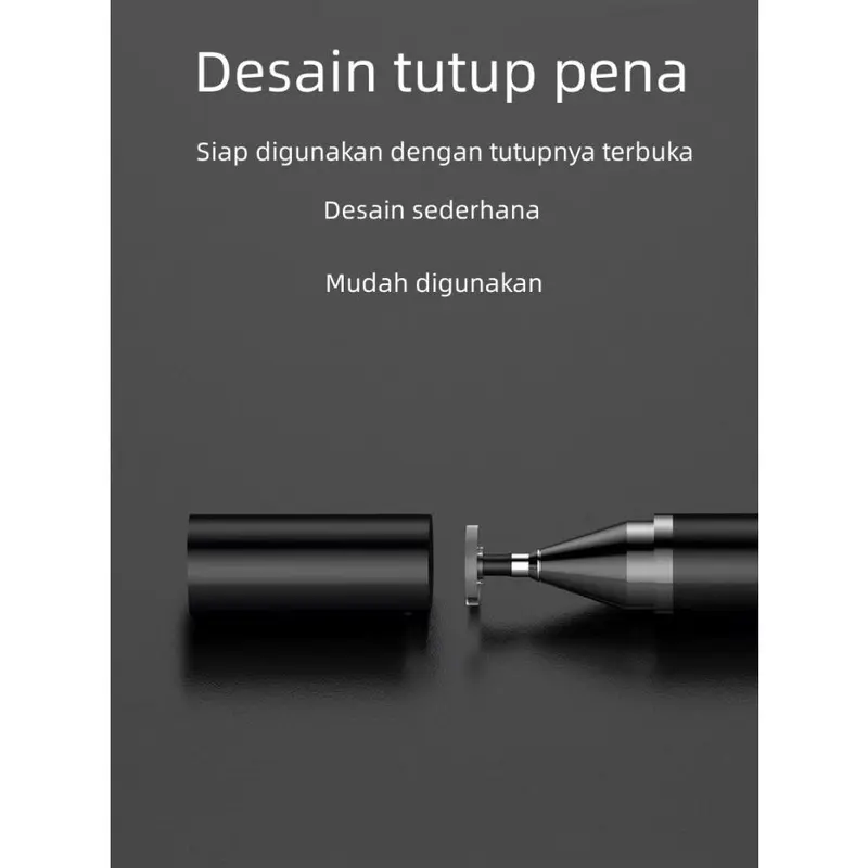 Stylus 2 in 1 Stylus dan Pen Plastik Putih Drawing 2