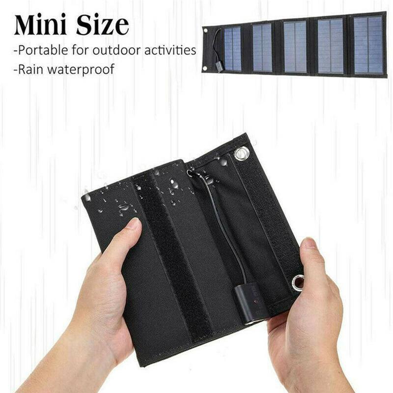Product Introduction of Solar Panel Folding Waterproof Outdoor Compatible with Portable Generator Smartphones Tablets and More 23
