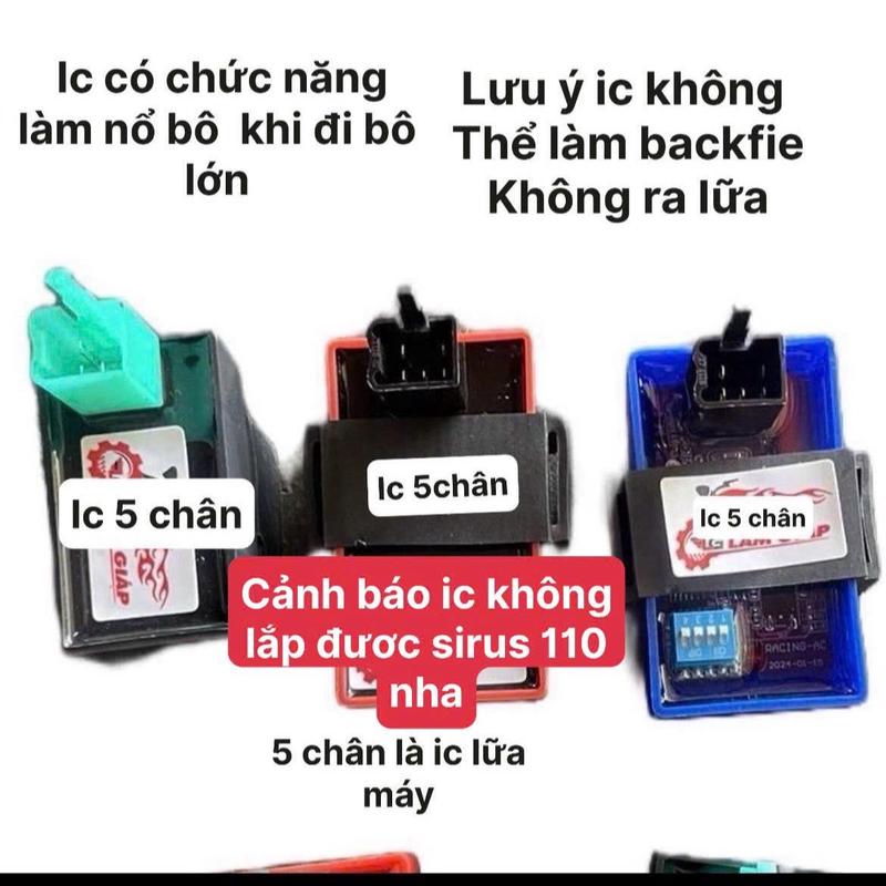 Ic xài lữa máy có dời góc đánh lữa chống vỡ giò đạp trên xe TQ không tạo ra lữa không backfile có mở tua đờn máy nổ bô Phụ Kiện Phụ Tùng