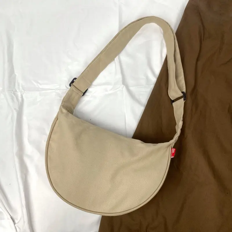 Tas selempang canvas / kanvas mini Sling bag pria dan wanita unisex simpel sikle