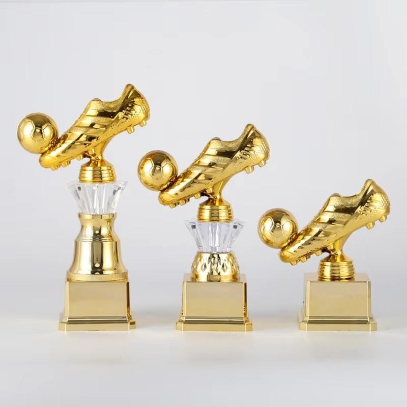 High Quality Youth Sports Golden Boot Award Trophy Football Match ...