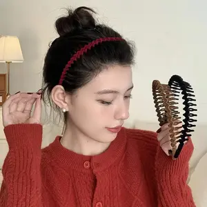 Bando Wanita Beludru Elastis dan Lembut Bondu Wanita Fashion Korea