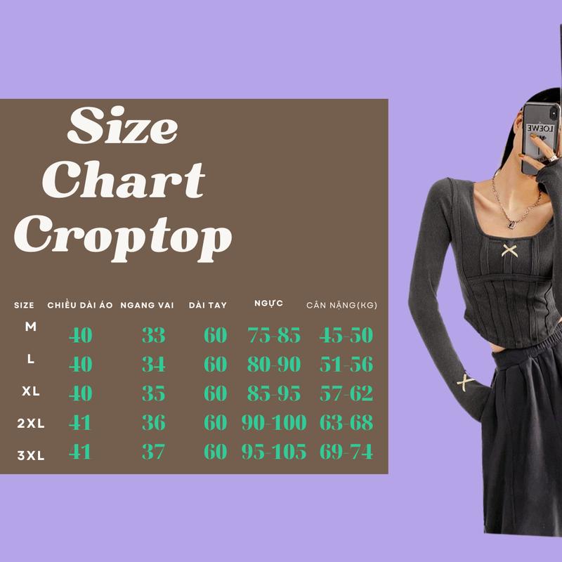 Product Introduction of Áo croptop nữ Must Have tay dài thun cotton tôn dáng, ôm gọn Women 0
