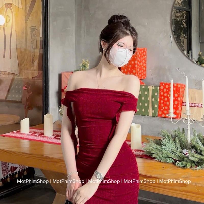Váy Body Nữ Nhúng Sườn Dự Tiệc Hack Dáng, Váy Ôm Spani Dress 4