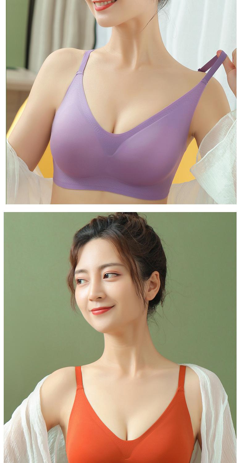 Product Introduction of No underwires girlish bra,Small breasts gather and looks bigger,Bra that adjusts the shape of the chest,3D Gather and support upward 17