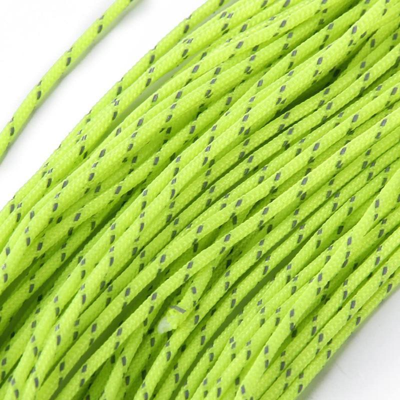 【Huichi2】20M 2Mm Reflective Paracord Tent Cord Rope Camping Awning Rope Runner Guy Line 3