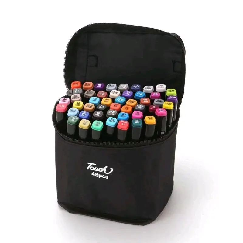 Touch Twin Marker Color Copic Marker Alkohol Base Sketsa Drawing Pen Brush Marker Finecolour Art  Spidol  Stationery Mewarnai 1