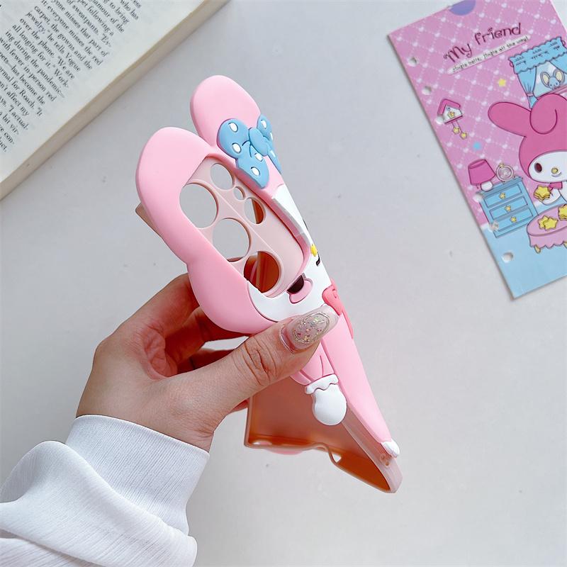 Product Introduction of Cartoon Casing For Samsung Galaxy A55 A35 A25 A15 A24 A23 4G A54 A34 A73 A53 A33 A13 A14 A22 A32 5G Phone Case Soft TPU 3D Cute Melody Wing Bear Anti-falling Silicone Protective Cover 18