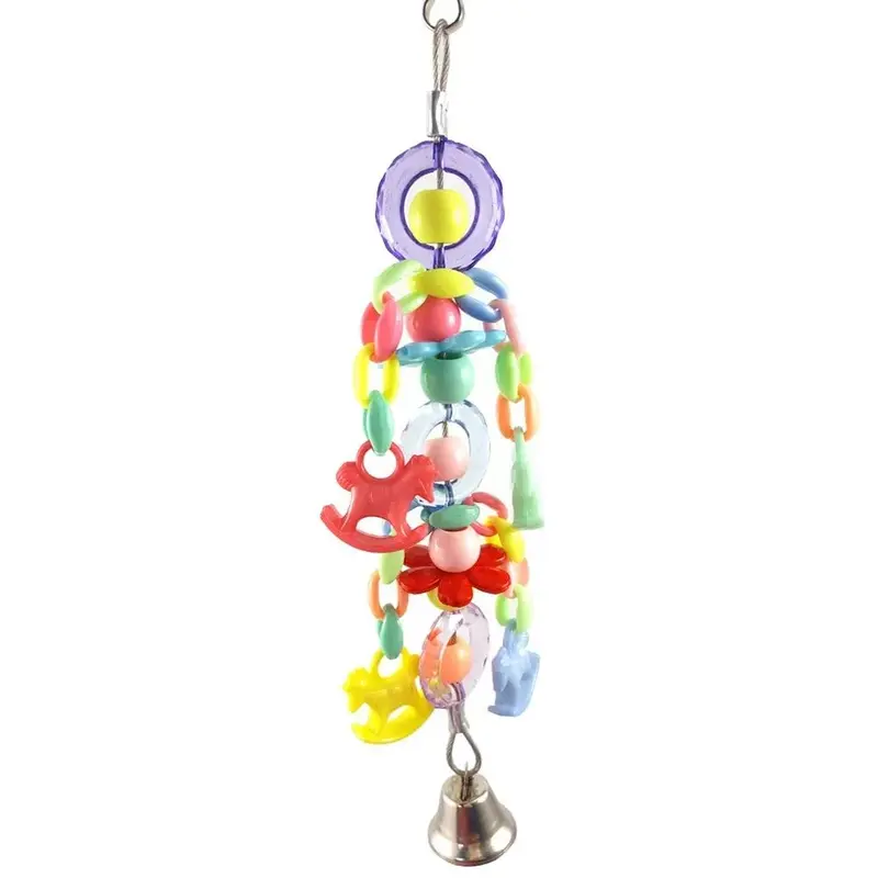 Đồ Chơi Chim, Đồ Chơi Vui Nhộn Cho Vẹt Đuôi Dài Cockatiel, Vẹt Đuôi Dài, Conure, Đồ Chơi Chuông Cắn Và Nhai, Làm Bằng Acrylic, Cầu Treo, Dây Leo Thích Hợp Cho Lồng, Đồ Chơi Xích Đu 1