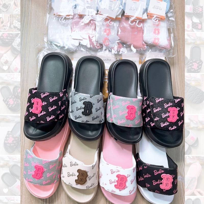 Dép Barbie - Dép B - Quai Dán - Đáng Yêu - Chuẩn Size - Nhiều Màu.