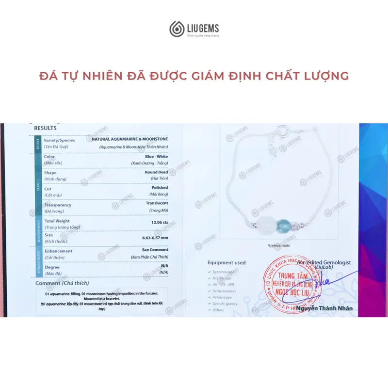 Lắc Tay Bạc 925 Cho Nữ Đồng Xu Kim Tiền Mix Hồ Lô Đá Tự Nhiên Liugems Thời Trang  VB33 (Mua một, tặng một hộp đựng trang sức + một khăn lau bạc miễn phí) 2