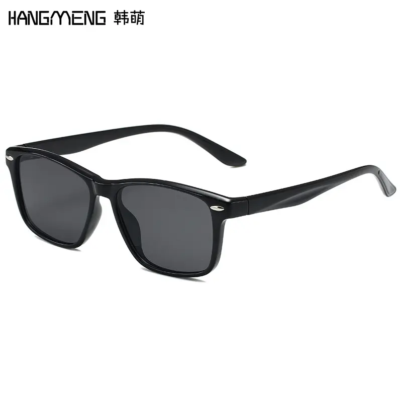 Cross-Border New European and American Fashion Sunglasses Unisex Square Sunglasses Classic Rivet Style Glasses Y7009