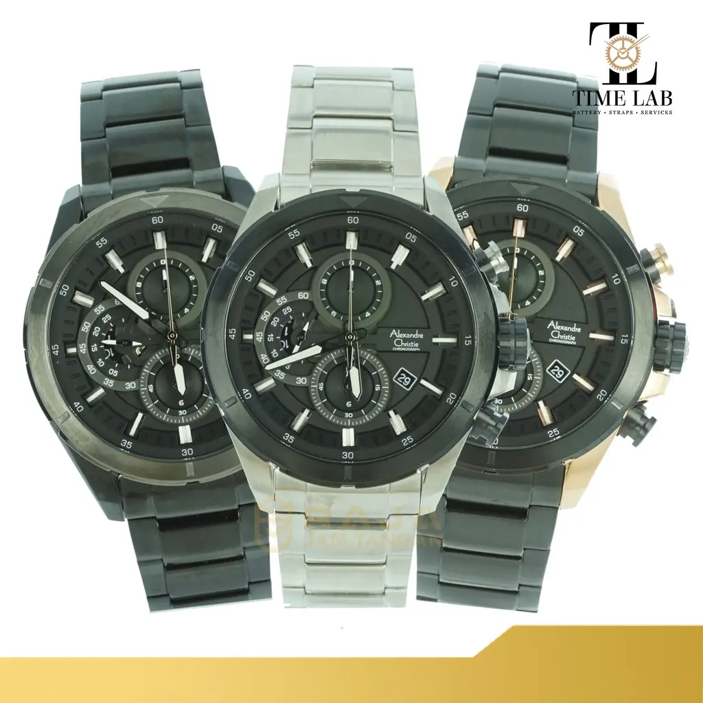 JAM TANGAN ALEXANDRE CHRISTIE AC 6508 / AC6508 / AC6508MC PRIA ORIGINAL