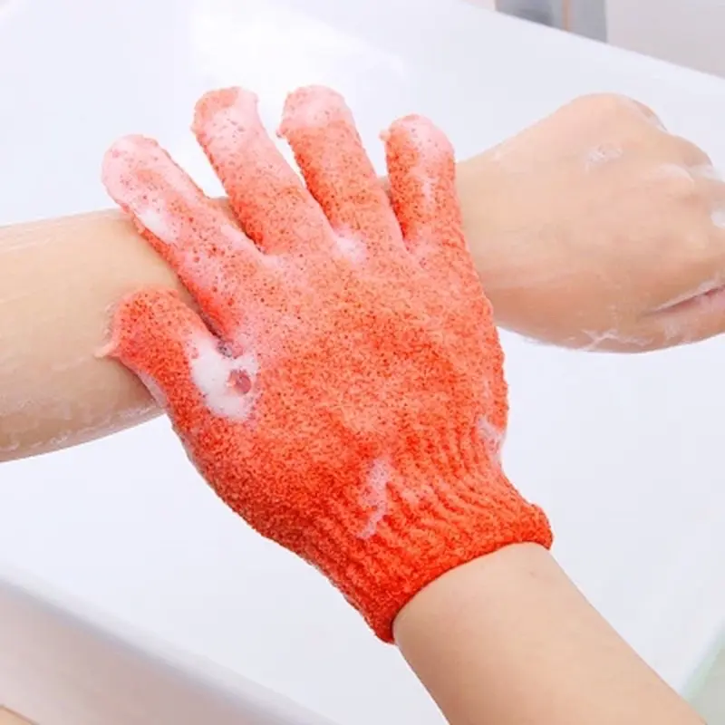 Găng Tay Tắm Tẩy Tế Bào Chết, Massage Cơ Thể (Số Lượng 1 Chiếc) Bàn Chải