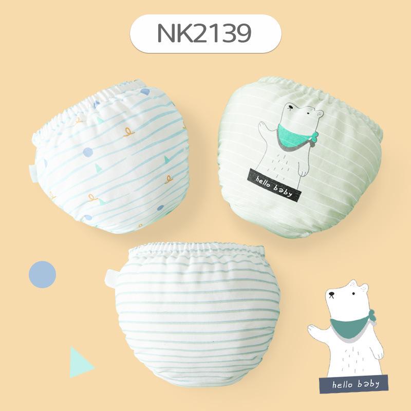 Baby Bread Pants Summer 2025 Korean Style Class a Pure Cotton Infant Toddler Baby Underwear Boy's All Cotton Shorts Children's Underwear 6