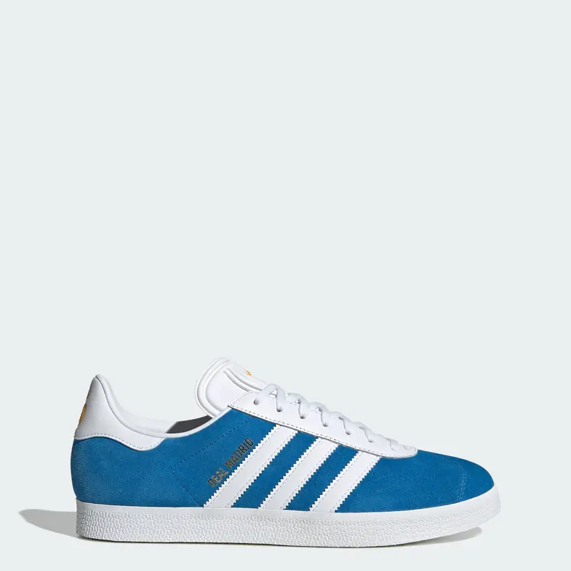 adidas Football Gazelle Real Madrid Shoes Men Blue JR4158 Blue 39 1/3