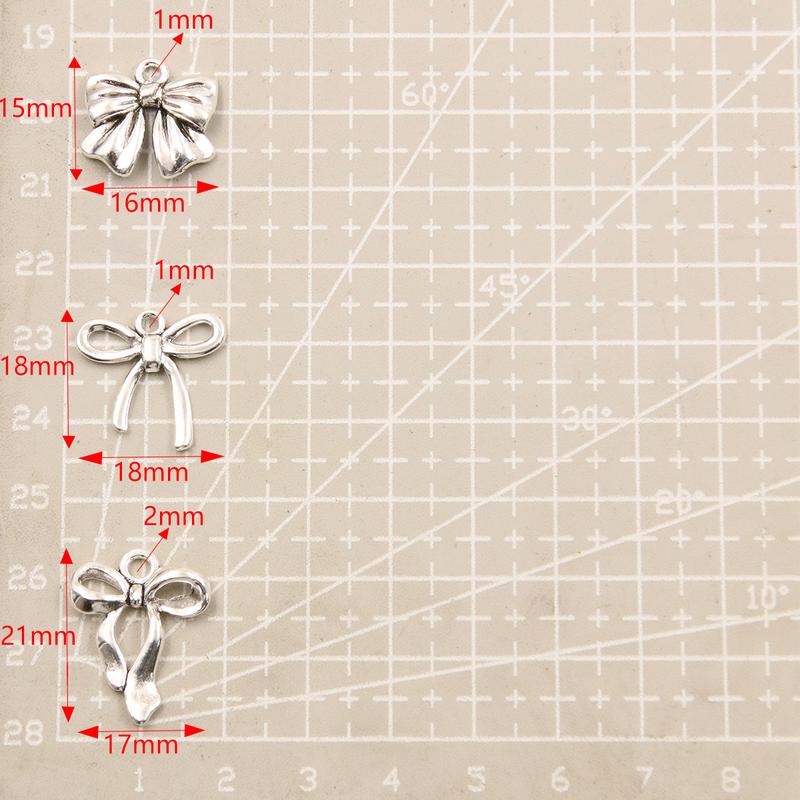 Product Introduction of Charm Mặt Dây Chuyền, 10 Thắt Nơ, Hợp Kim Tự Làm Nóng Bỏng, Rỗng, Dễ Thương, Làm Bằng Tay, Thích Hợp Cho Vòng Cổ Và Vòng Tay, Phụ Kiện Trang Sức Diy Kim Tuyến 4