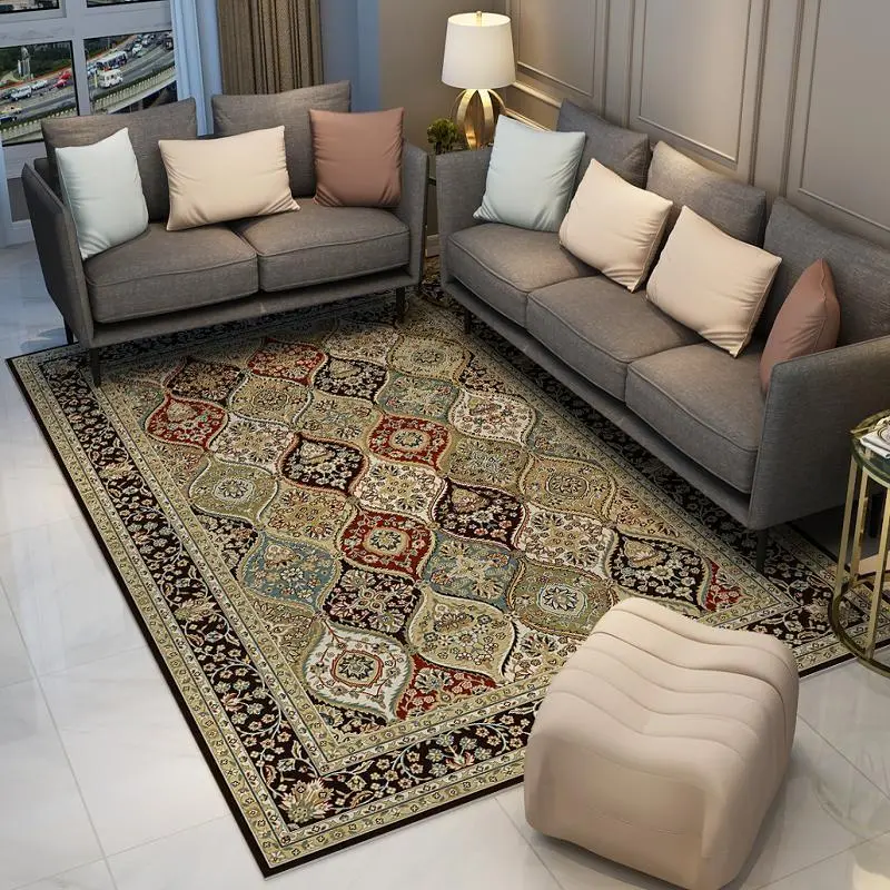 Thảm Phong Cách Dân Tộc Bohemian, Thích Hợp Cho Phòng Khách, Chăn Đầu Giường, Phòng Ngủ, Bàn Cà Phê, Ghế Sofa Và Đầu Giường, Thảm Trải Chân, Trùm Kín, Có Thể Giặt Bằng Máy 2