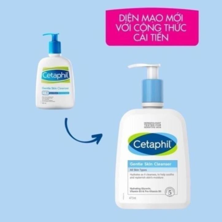 Sữa rửa mặt dịu nhẹ Cetaphil 473ml mẫu mới, gel rửa mặt dành cho da dầu và da nhạy cảmNăm 2025 Skincare Nữ 3