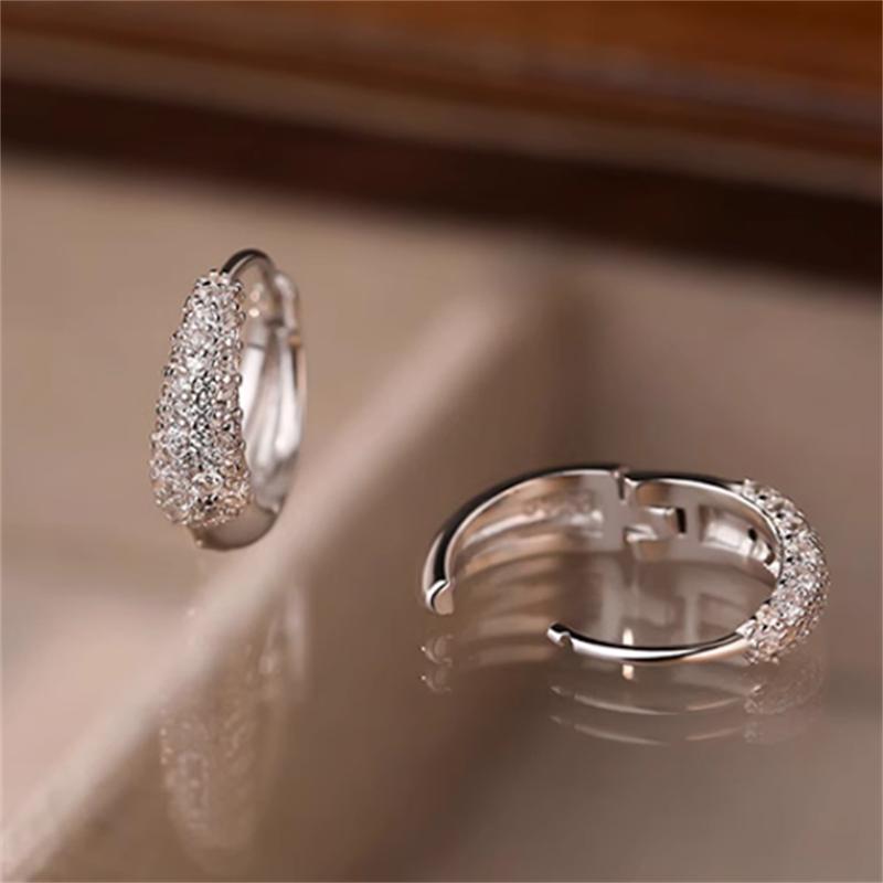Khóa Tai Tròn, Tinh Tế Và Nhỏ Gọn, Phụ Kiện Tai Sành Điệu Và Cao Cấp 2