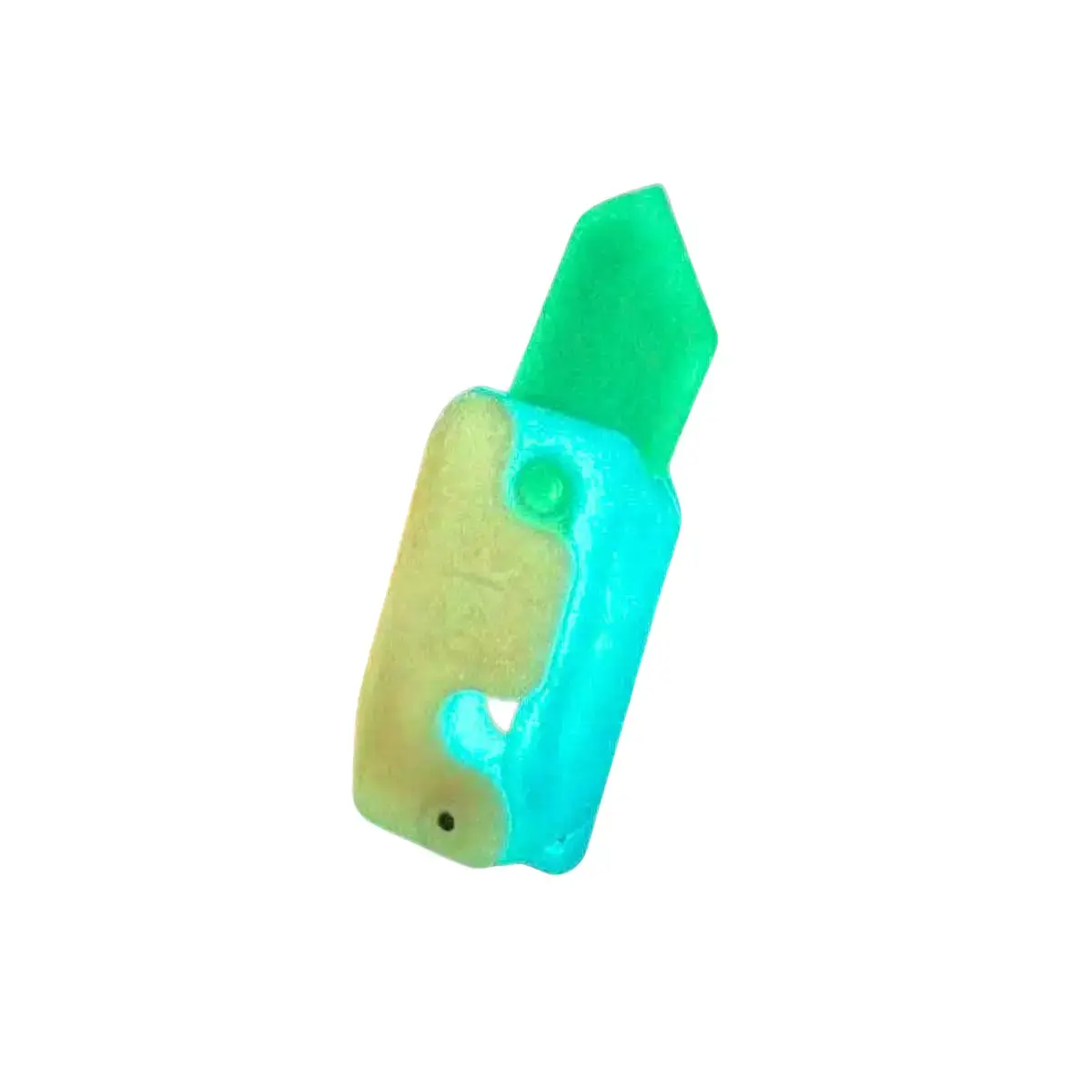 Dao cà rốt vô tri nhựa in 3d phát quang, Đồ chơi trọng lực kéo dài hoạt hình sinh động Toy daocarot  balisong carot