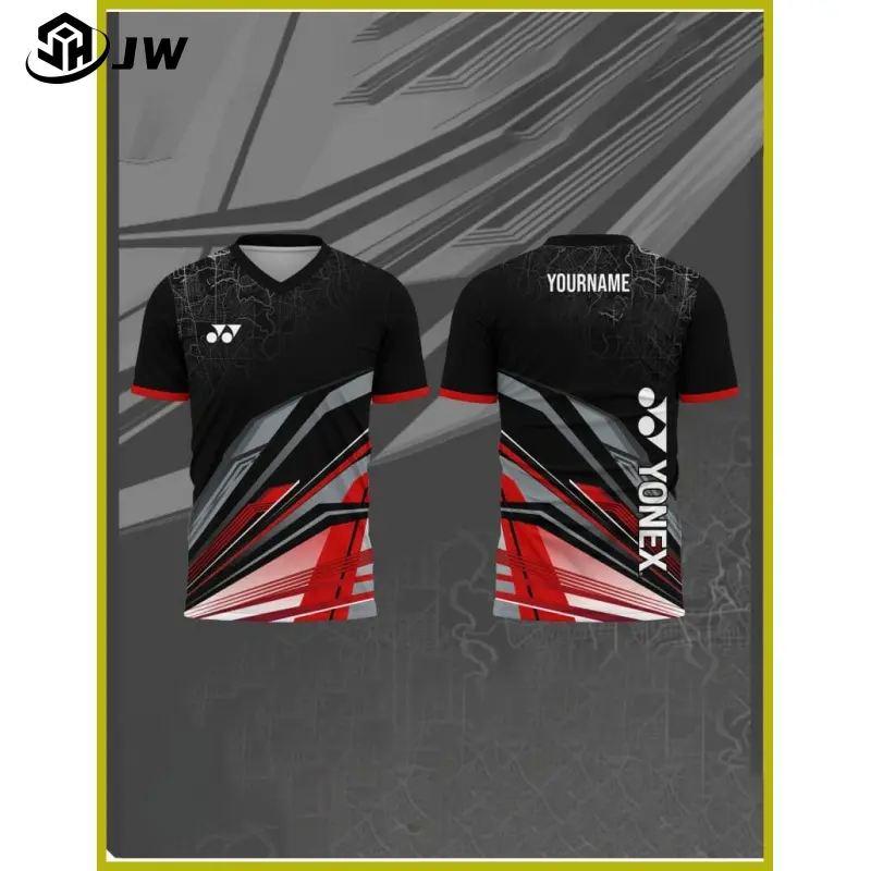 [ Free Customized Jersey Name and Number ] 2025 Comfortable New Style, Vitality, Versatile, Classic, Running, Polyester Baju, V-neck Short Sleeve