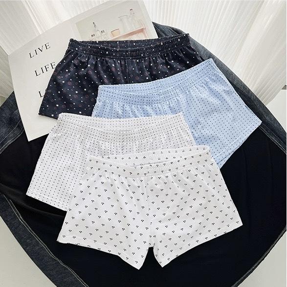 QUẦN NGỦ NAM Họa Tiết Đơn Giản Form Ngắn Chất Thun Cotton Sang Trọng